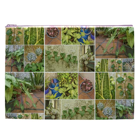 Garden Sanctuary Photo Collage Print Cosmetic Bag (XXL) from ArtsNow.com Front