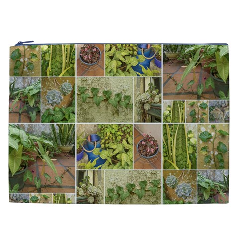 Garden Sanctuary Photo Collage Print Cosmetic Bag (XXL) from ArtsNow.com Front