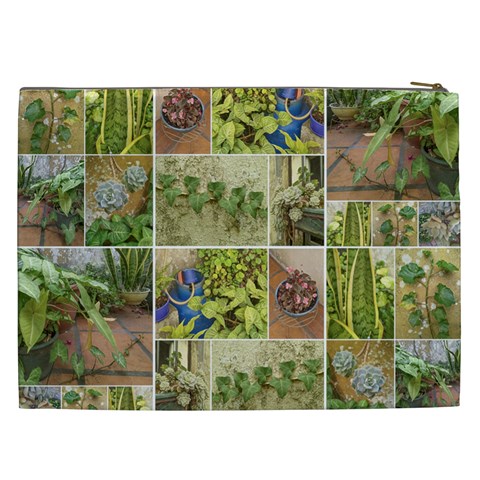 Garden Sanctuary Photo Collage Print Cosmetic Bag (XXL) from ArtsNow.com Back