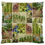 Garden Sanctuary Photo Collage Print Standard Premium Plush Fleece Cushion Case (One Side)