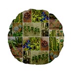 Garden Sanctuary Photo Collage Print Standard 15  Premium Flano Round Cushions