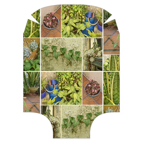 Garden Sanctuary Photo Collage Print Luggage Cover (Medium) from ArtsNow.com Front