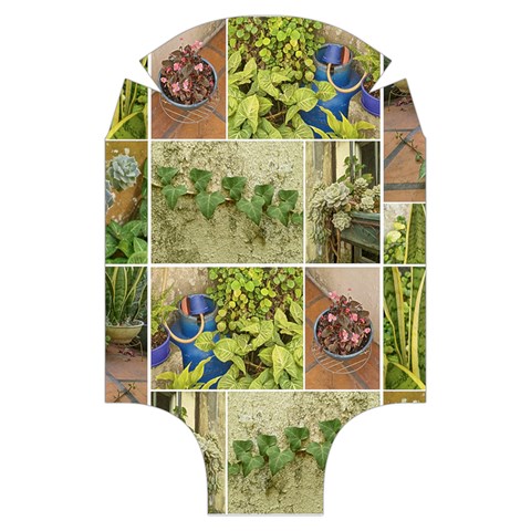 Garden Sanctuary Photo Collage Print Luggage Cover (Small) from ArtsNow.com Front