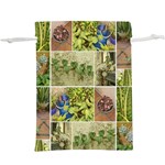 Garden Sanctuary Photo Collage Print Lightweight Drawstring Pouch (XL)