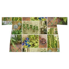 Garden Sanctuary Photo Collage Print Wristlet Pouch Bag (Small) from ArtsNow.com Front