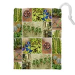 Garden Sanctuary Photo Collage Print Drawstring Pouch (4XL)