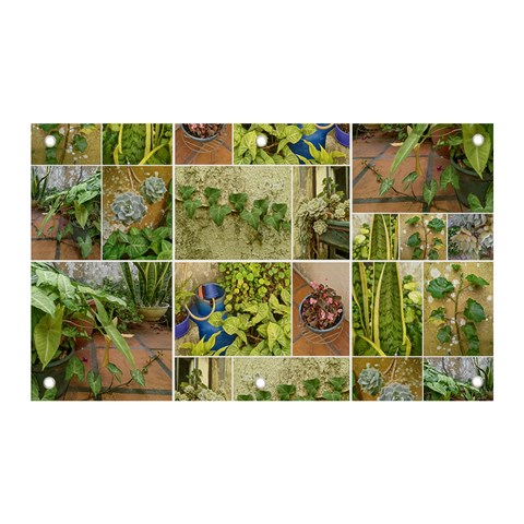 Garden Sanctuary Photo Collage Print Banner and Sign 5  x 3  from ArtsNow.com Front