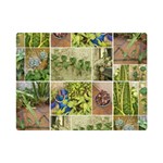 Garden Sanctuary Photo Collage Print Premium Plush Fleece Blanket (Mini)