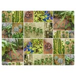 Garden Sanctuary Photo Collage Print Premium Plush Fleece Blanket (Extra Small)