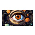 Eye of the Universe (AI) Satin Wrap 35  x 70 