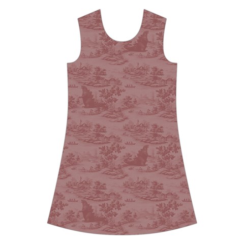 Kaiju Kids  Short Sleeve Velvet Dress from ArtsNow.com Front