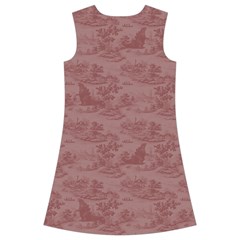 Kaiju Kids  Short Sleeve Velvet Dress from ArtsNow.com Back