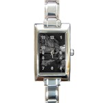 Timeless Shores, Las grutas beach, Rio negro, Argentina Rectangle Italian Charm Watch