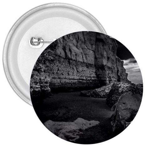 Timeless Shores, Las grutas beach, Rio negro, Argentina 3  Buttons from ArtsNow.com Front