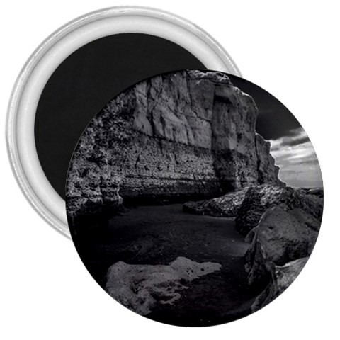 Timeless Shores, Las grutas beach, Rio negro, Argentina 3  Magnets from ArtsNow.com Front