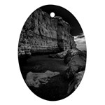 Timeless Shores, Las grutas beach, Rio negro, Argentina Ornament (Oval)