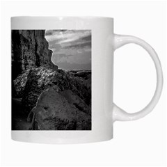 Timeless Shores, Las grutas beach, Rio negro, Argentina White Mug from ArtsNow.com Right