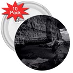 Timeless Shores, Las grutas beach, Rio negro, Argentina 3  Buttons (10 pack) 