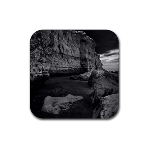 Timeless Shores, Las grutas beach, Rio negro, Argentina Rubber Coaster (Square) from ArtsNow.com Front