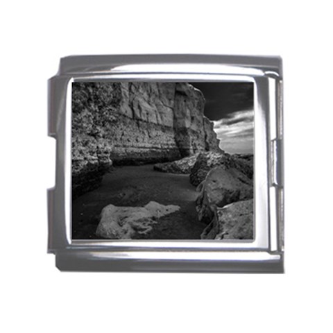 Timeless Shores, Las grutas beach, Rio negro, Argentina Mega Link Italian Charm (18mm) from ArtsNow.com Front