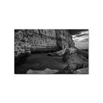 Timeless Shores, Las grutas beach, Rio negro, Argentina Sticker (Rectangular)