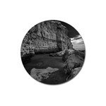 Timeless Shores, Las grutas beach, Rio negro, Argentina Magnet 3  (Round)