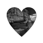 Timeless Shores, Las grutas beach, Rio negro, Argentina Heart Magnet