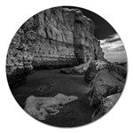 Timeless Shores, Las grutas beach, Rio negro, Argentina Magnet 5  (Round)