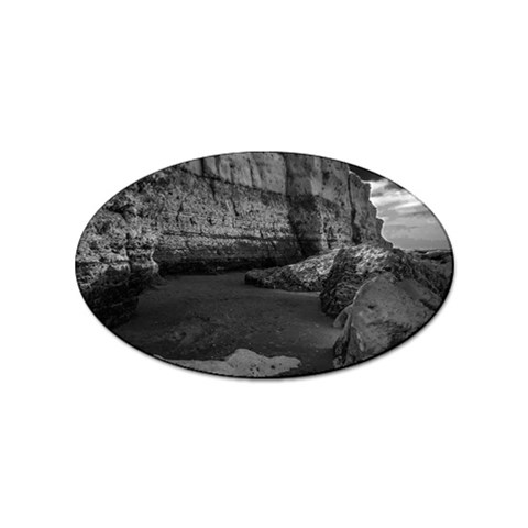 Timeless Shores, Las grutas beach, Rio negro, Argentina Sticker Oval (10 pack) from ArtsNow.com Front