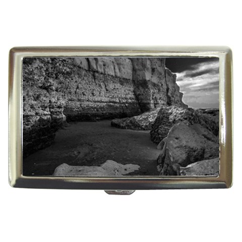 Timeless Shores, Las grutas beach, Rio negro, Argentina Cigarette Money Case from ArtsNow.com Front