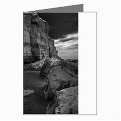 Timeless Shores, Las grutas beach, Rio negro, Argentina Greeting Card from ArtsNow.com Left