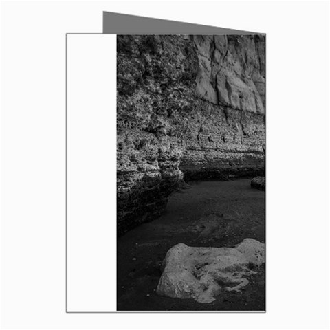 Timeless Shores, Las grutas beach, Rio negro, Argentina Greeting Card from ArtsNow.com Right