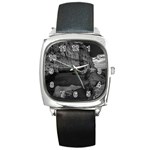 Timeless Shores, Las grutas beach, Rio negro, Argentina Square Metal Watch