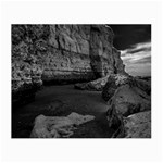 Timeless Shores, Las grutas beach, Rio negro, Argentina Small Glasses Cloth