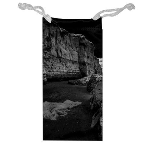 Timeless Shores, Las grutas beach, Rio negro, Argentina Jewelry Bag from ArtsNow.com Front