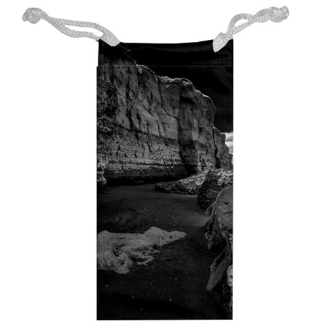 Timeless Shores, Las grutas beach, Rio negro, Argentina Jewelry Bag from ArtsNow.com Back