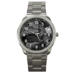 Timeless Shores, Las grutas beach, Rio negro, Argentina Sport Metal Watch