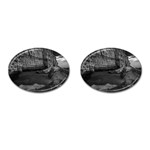 Timeless Shores, Las grutas beach, Rio negro, Argentina Cufflinks (Oval)