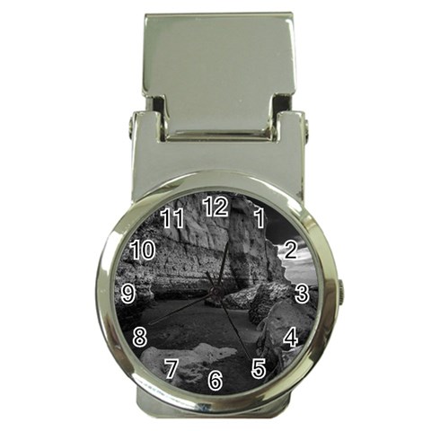 Timeless Shores, Las grutas beach, Rio negro, Argentina Money Clip Watches from ArtsNow.com Front