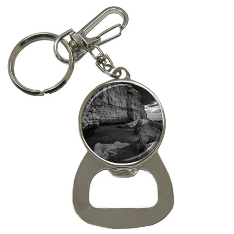 Timeless Shores, Las grutas beach, Rio negro, Argentina Bottle Opener Key Chain from ArtsNow.com Front