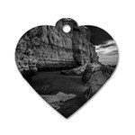 Timeless Shores, Las grutas beach, Rio negro, Argentina Dog Tag Heart (One Side)