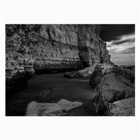 Timeless Shores, Las grutas beach, Rio negro, Argentina Large Glasses Cloth (2 Sides) from ArtsNow.com Back