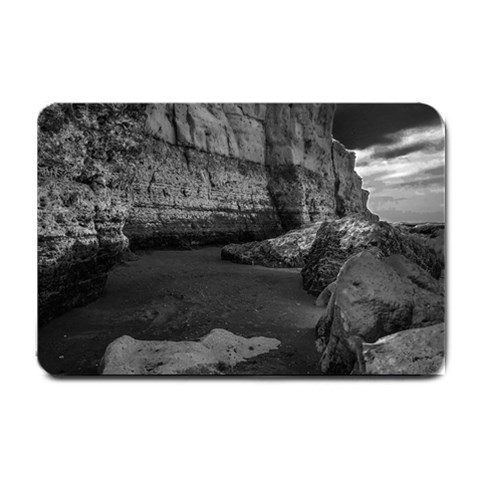 Timeless Shores, Las grutas beach, Rio negro, Argentina Small Doormat from ArtsNow.com 24 x16  Door Mat