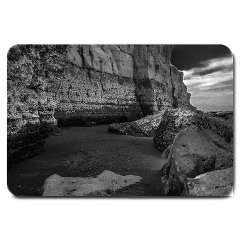 Timeless Shores, Las grutas beach, Rio negro, Argentina Large Doormat from ArtsNow.com 30 x20  Door Mat