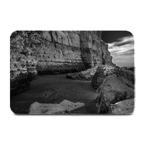 Timeless Shores, Las grutas beach, Rio negro, Argentina Plate Mats from ArtsNow.com 18 x12  Plate Mat