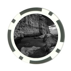 Timeless Shores, Las grutas beach, Rio negro, Argentina Poker Chip Card Guard from ArtsNow.com Front