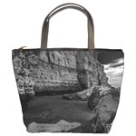 Timeless Shores, Las grutas beach, Rio negro, Argentina Bucket Bag