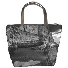 Timeless Shores, Las grutas beach, Rio negro, Argentina Bucket Bag from ArtsNow.com Back