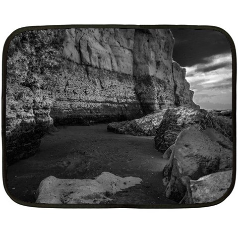 Timeless Shores, Las grutas beach, Rio negro, Argentina Fleece Blanket (Mini) from ArtsNow.com 35 x27  Blanket