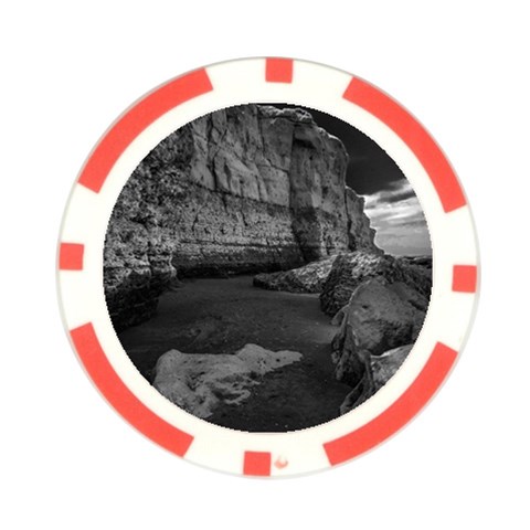 Timeless Shores, Las grutas beach, Rio negro, Argentina Poker Chip Card Guard (10 pack) from ArtsNow.com Front